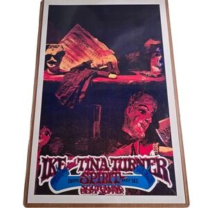 Ike and Tina Turner Concert Poster October 1970 Winterland Ballroom in San Fran